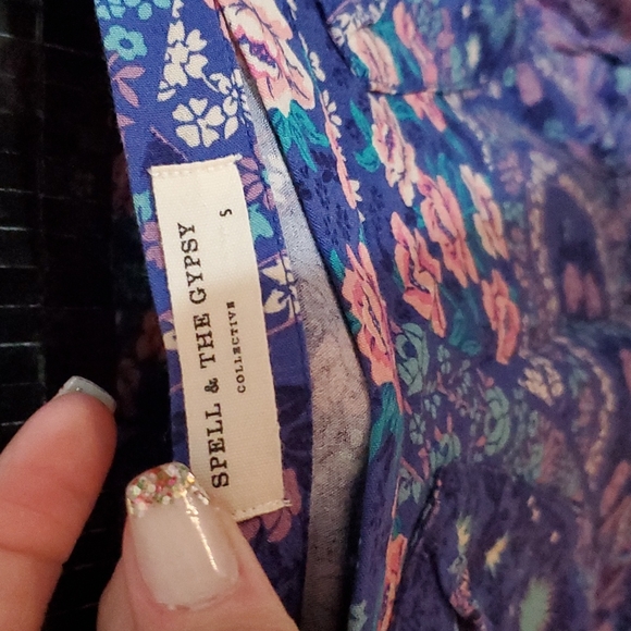 NWOT Spell Celestial Mini Skirt - Picture 4 of 6